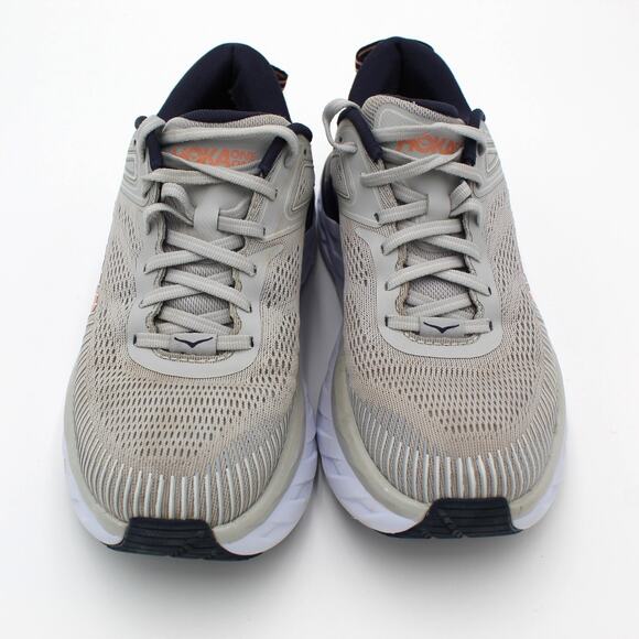 Hoka One One Bondi 7 Running Shoes Womens 8 Gray Comfort Sneaker Trainer - Picture 3 of 10